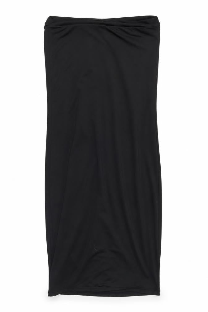 Front view of Newagerebel women’s black bodycon, size XL