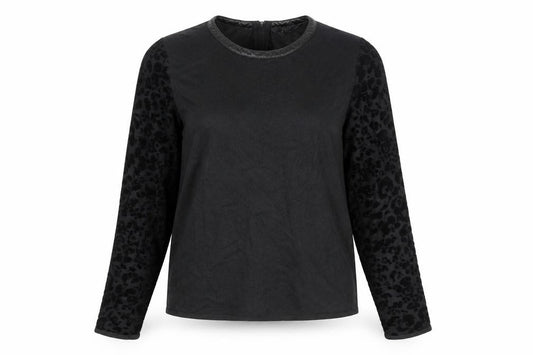 Front view of Coast women’s black basic blouse, size M