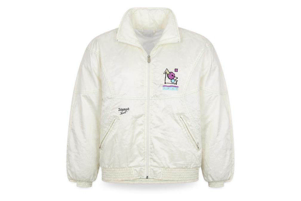 Triumph Womens White   Overcoat Jacket Size XS