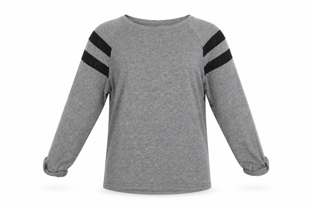 Front view of Divided by H&M boys’ grey basic t-shirt, size XS