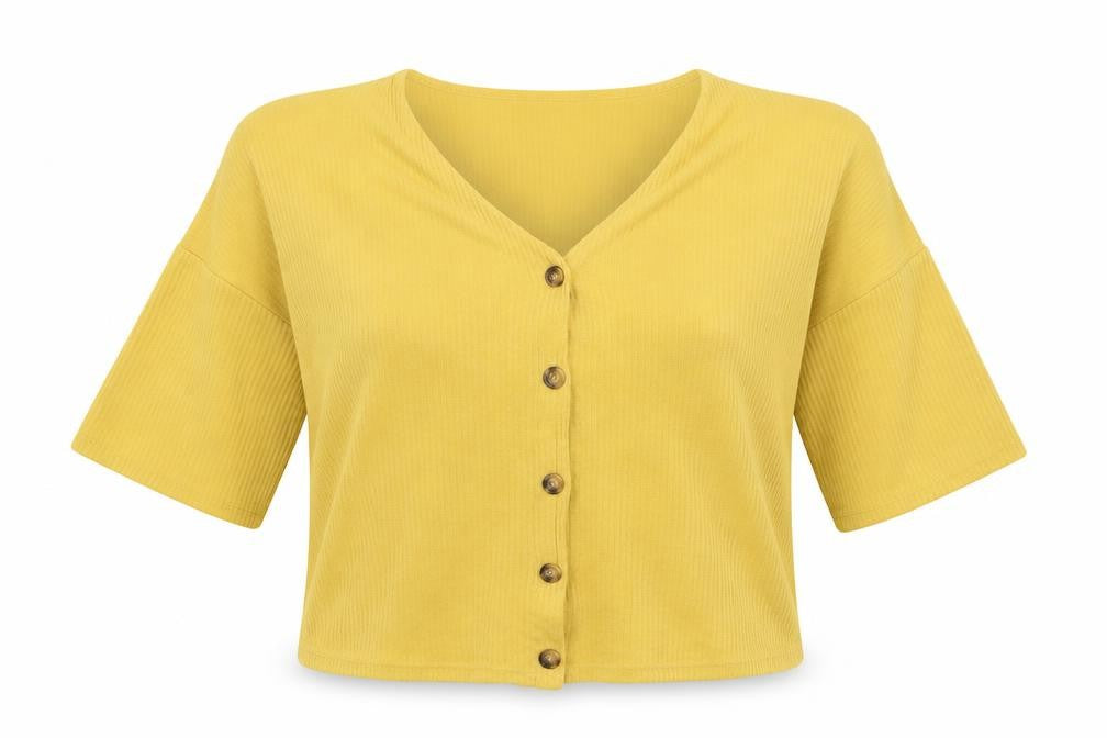 New Look Womens Yellow  Knit Cardigan Jumper Size M