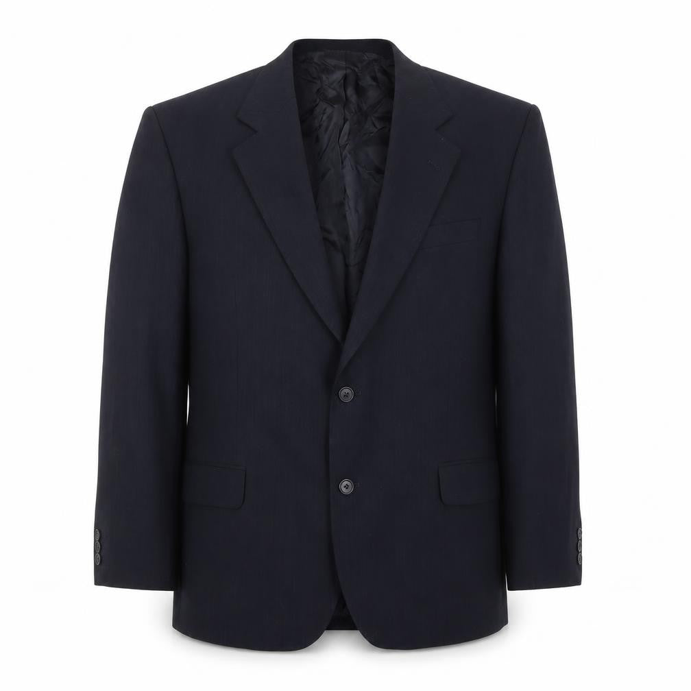 Front view of Marks & Spencer men’s blue jacket suit jacket, size 42