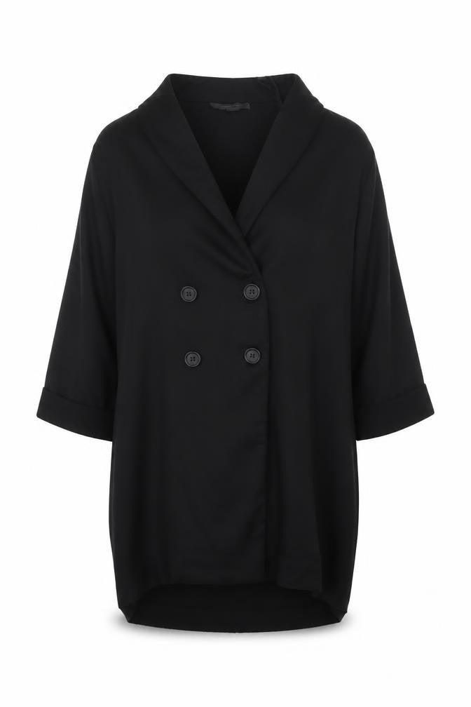 Front view of Atmosphere women’s black jacket, size UK 10