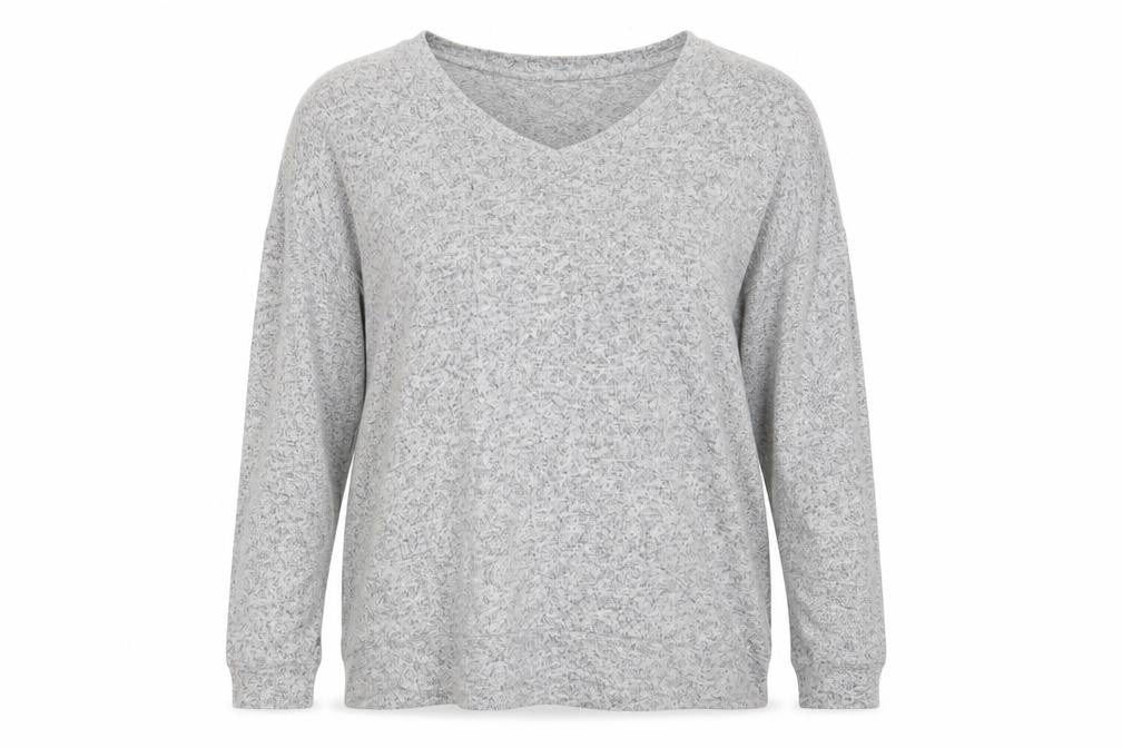 Front view of Matalan women’s grey jumper, size UK 14