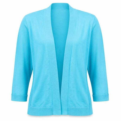 Isela Womens Blue  Rayon Cardigan Jumper Size XL