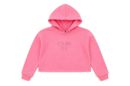 915 Generation Girls Pink   Pullover Hoodie Size 12-13 Years  - Cropepd