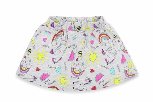 Front view of George Baby Grey Mini Skirt, size 12-18, Months