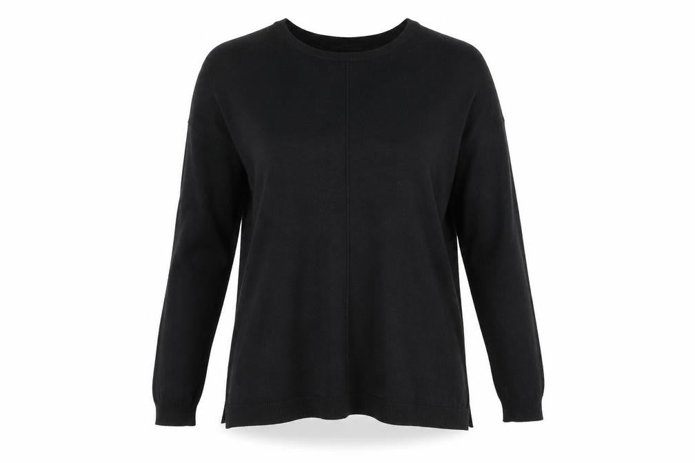 Front view of Primark women’s black jumper, size UK 8