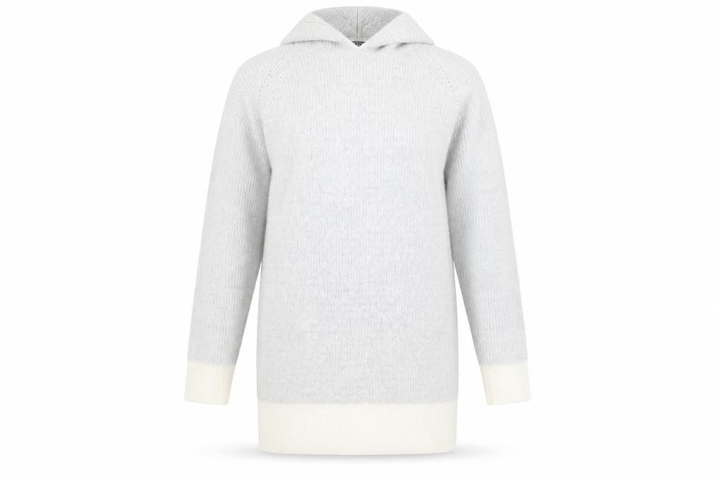 Front view of Select women’s grey knit jumper, size UK 10