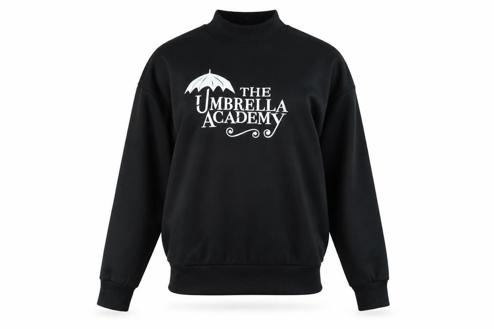 Front view of Preworn women’s black jumper, size XS