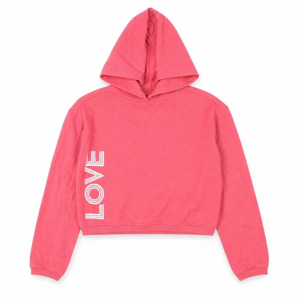 Front view of MISS EVIE girls’ pink jumper, size 13-14, years