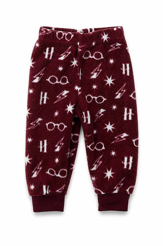 Front view of Primark Baby Red Geometric Cargo Trousers, size 6-9, Months