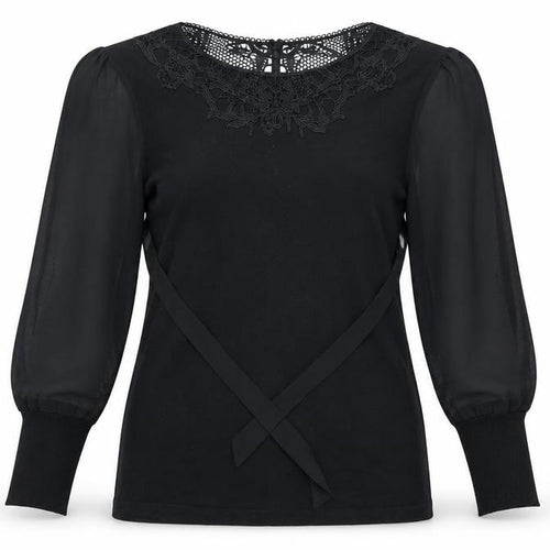Roman Womens Black   Basic T-Shirt Size 12