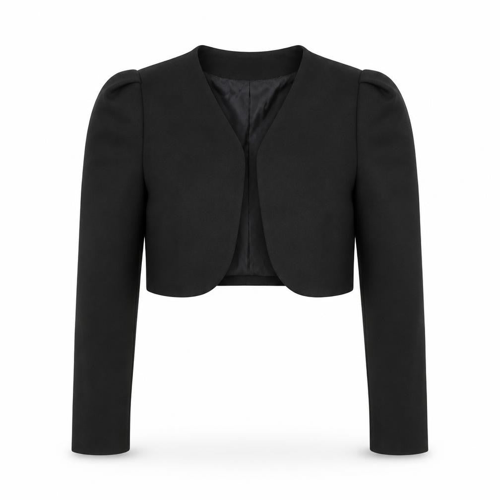 Front view of George women’s black jacket blazer, size UK 8