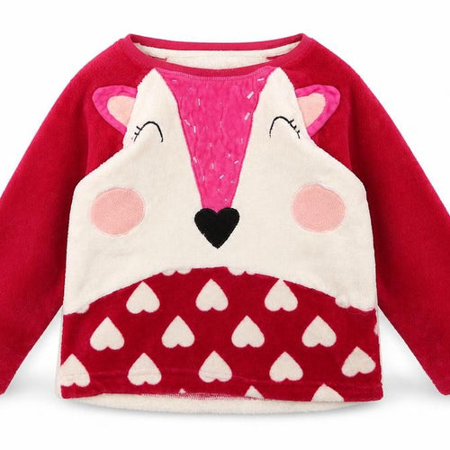 GIRLS Girls Multicoloured Animal Print  Top Pyjama Top Size 10-11 Years
