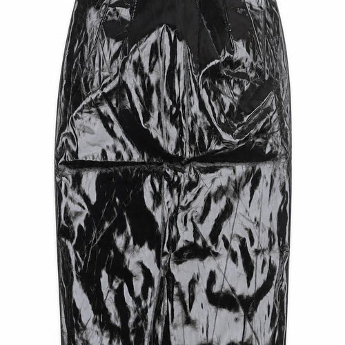 Topshop Womens Black   Straight & Pencil Skirt Size 8