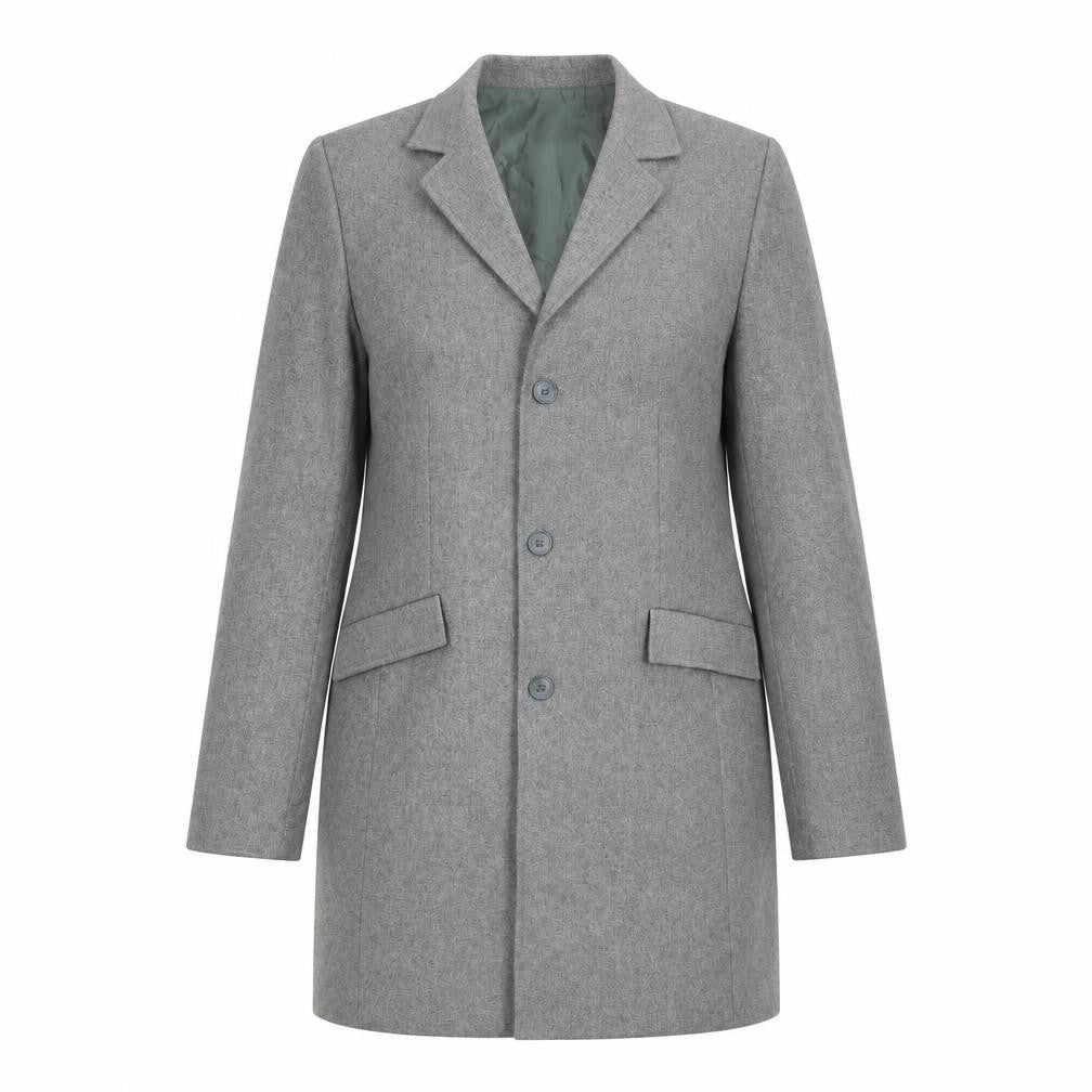 Front view of la citta women’s grey jacket suit jacket, size UK 12