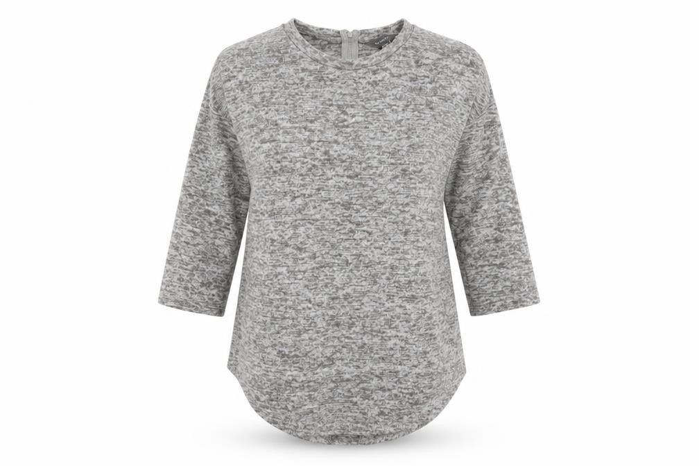 Front view of Primark women’s grey jumper, size XS