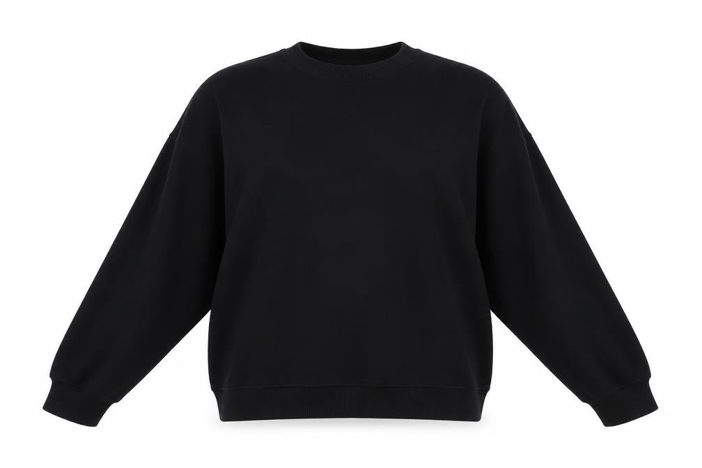 Front view of New Look women’s black jumper, size M
