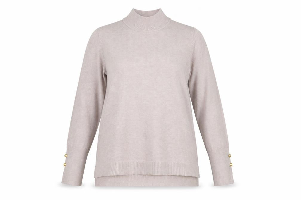 Front view of Primark women’s pink jumper, size M