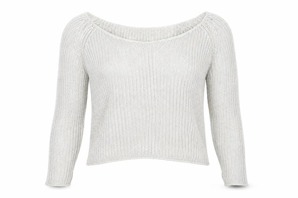 Front view of ASOS women’s beige jumper, size UK 10