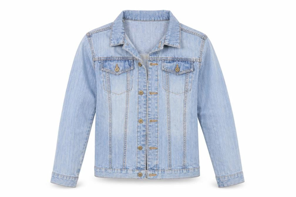 Front view of Another Influence women’s blue jacket, size S