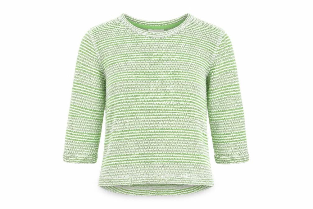 Front view of Next women’s green jumper, size UK 6