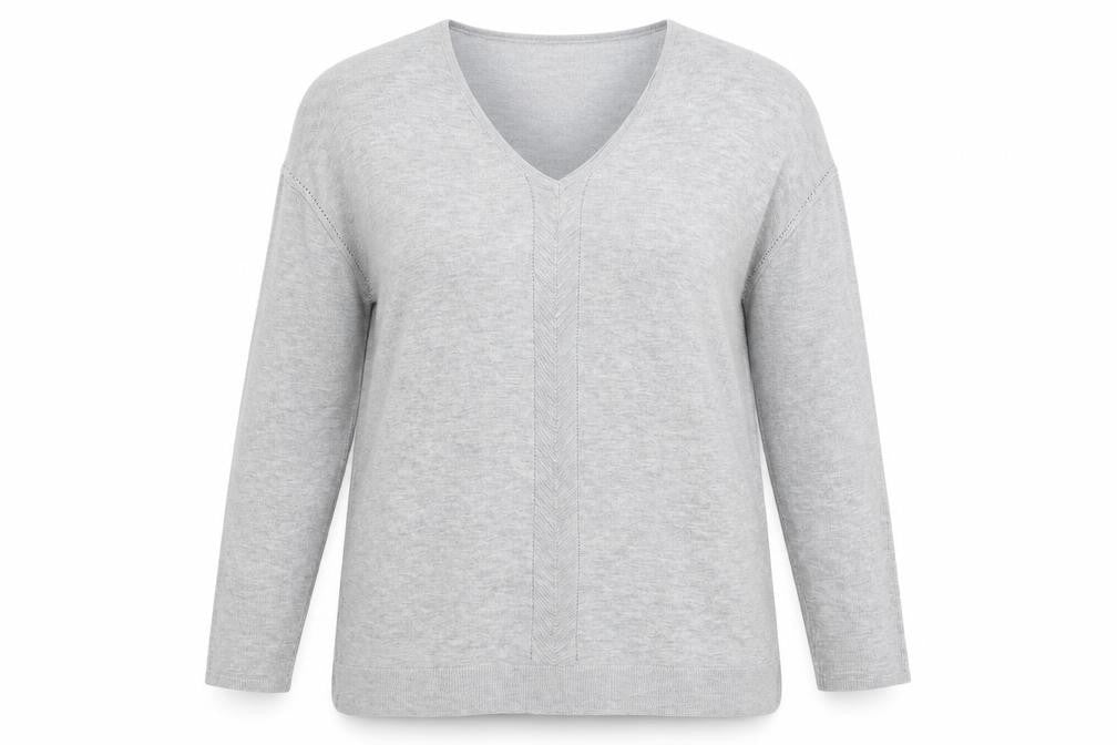 Front view of George women’s grey jumper, size UK 16