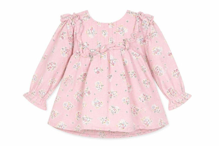 Monsoon Baby Pink Floral Fit & Flare Size 6-9 Months