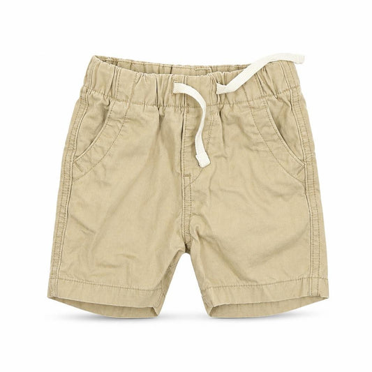 Front view of Gap Baby Brown Cropped Jeans, size 12-18, Months