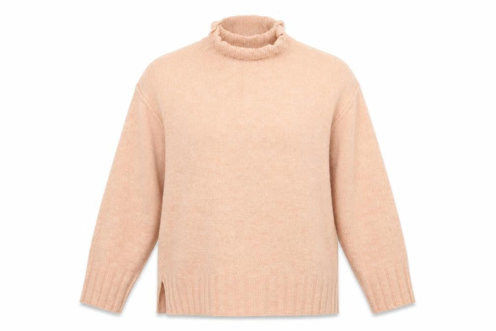 Front view of Primark women’s pink jumper, size UK 10
