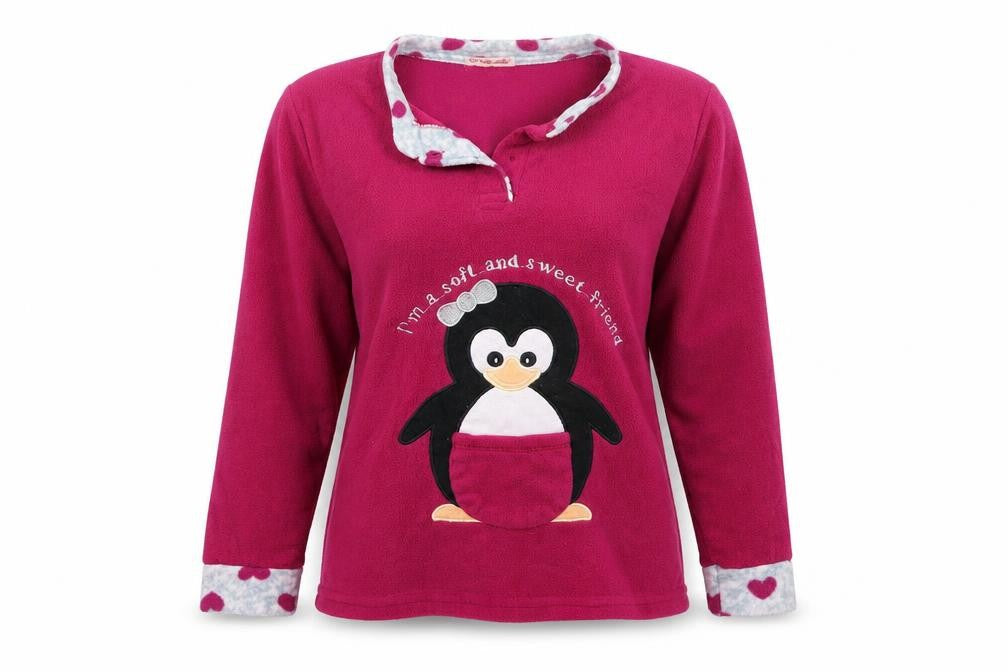 Front view of Notte stella women’s pink jumper, size S