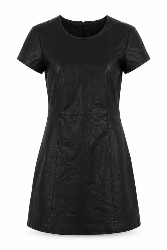 Front view of Primark women’s black a-line, size UK 8