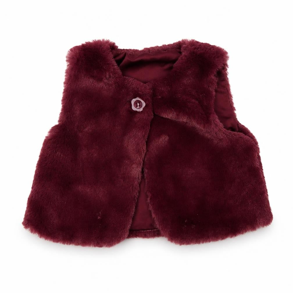 Front view of George girls’ purple basic jacket snowsuit, size 0-3, months