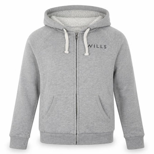 Jack Wills Womens Grey   Full Zip Hoodie Size 6