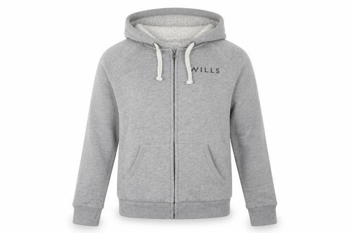 Jack Wills Womens Grey Full Zip Hoodie Size 6