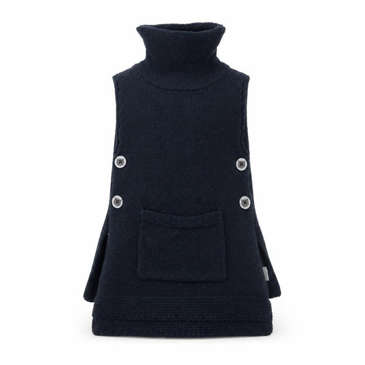 Front view of Next girls’ blue fit & flare, size 2-3, years