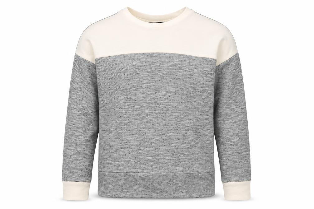 Front view of New Look girls’ grey jumper, size 12-13, years
