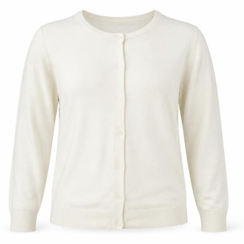Pure and Natural Womens Ivory   Cardigan Jumper Size 14