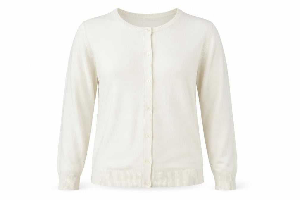 Pure and Natural Womens Ivory   Cardigan Jumper Size 14