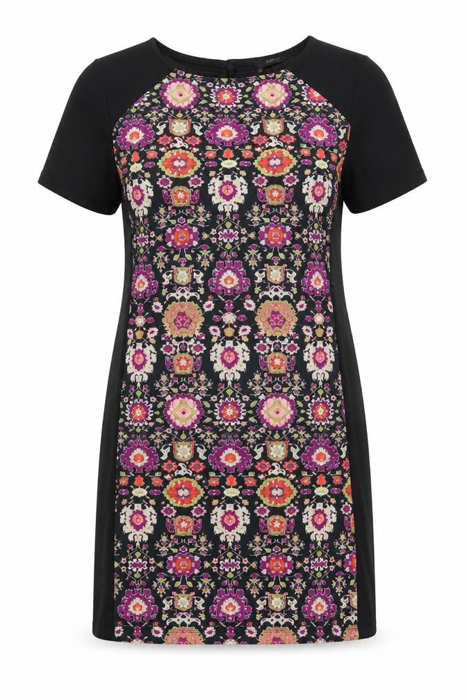 Front view of George women’s multicoloured a-line, size UK 12