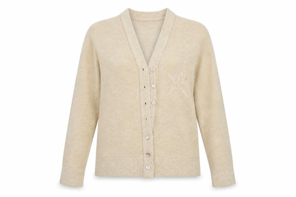 4 Me Womens Beige   Cardigan Jumper Size S