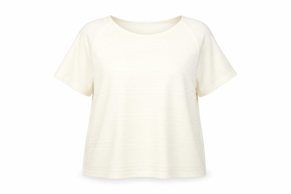 Front view of Sagharbour women’s ivory jumper, size 2XL