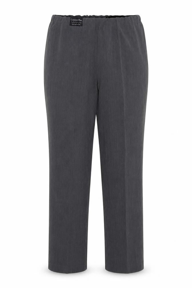 Front view of Classics women’s grey trousers, size UK 16, 30-inch leg