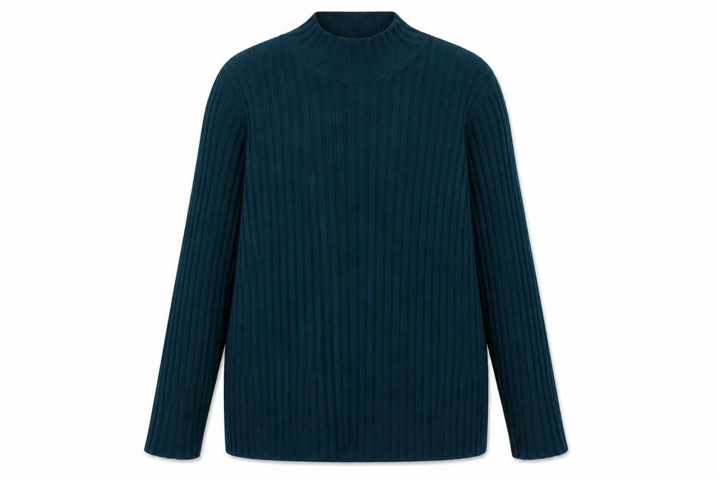 Front view of Papaya women’s green jumper, size UK 20