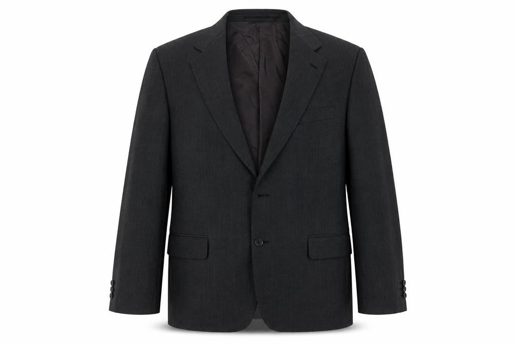 Front view of Westbrook men’s grey jacket suit jacket