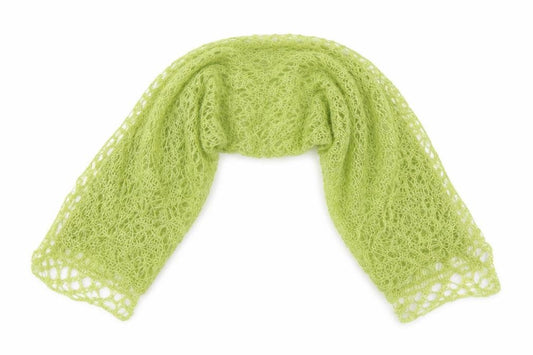 Front view of Acces Sories women’s green shawl/wrap