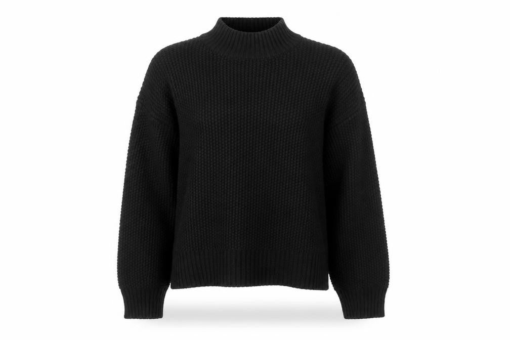 Front view of New Look women’s black jumper, size M