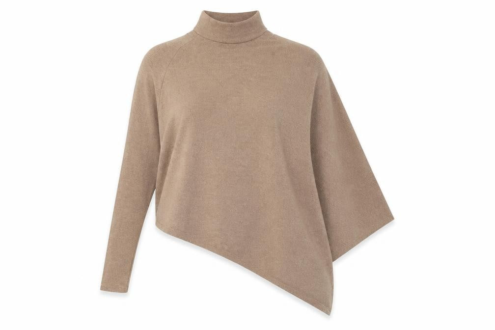 Front view of AX Paris women’s brown jumper, size UK 8