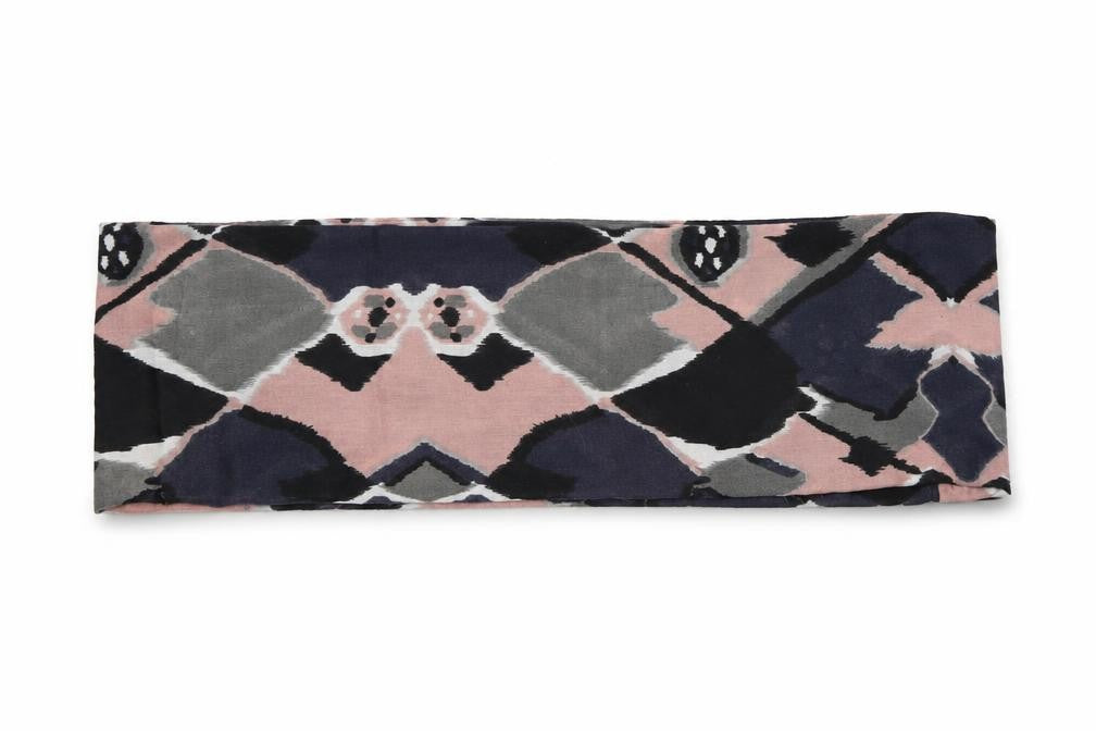 Front view of Preworn women’s multicoloured argyle/diamond shawl/wrap